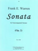 Sonata, Op. 2 : For Unaccompanied Clarinet.