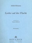 Lieder Auf der Flucht [G] : For Alto and Tenor Solo, SATB Chorus & Orchestra - Piano reduction.