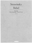 Babel, Cantata Based On Words From Book of Moses : For Male Chorus and Orchestra.