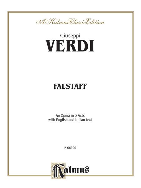 Falstaff : An Opera In 3 Acts [I/E].
