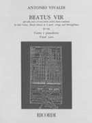 Beatus Vir, RV 598 : For Solo Voices, Mixed Chorus, Strings & Thorough-Bass [L/E].
