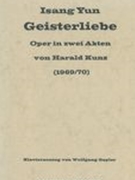 Geisterliebe : Oper In Zwei Akten.