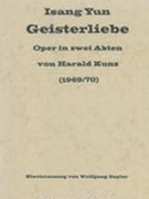 Geisterliebe : Oper In Zwei Akten.