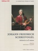 Sonata In E Minor : For Violin and Basso Continuo / edited by Michael Talbot.