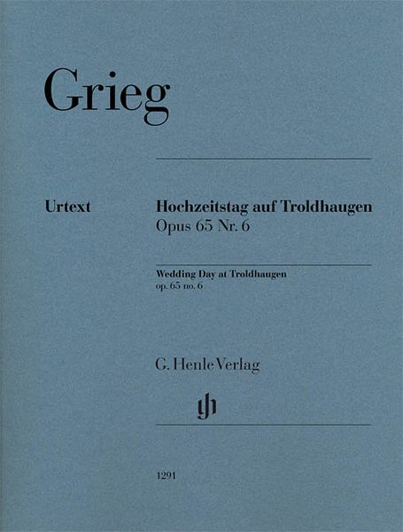 Hochzeitstag Auf Troldhaugen = Wedding Day At Troldhaugen, Op. 65 No. 6 : For Piano.