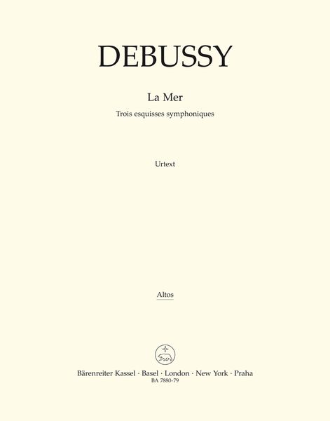 Mer : Trois Esquisses Symphoniques - Viola Part.