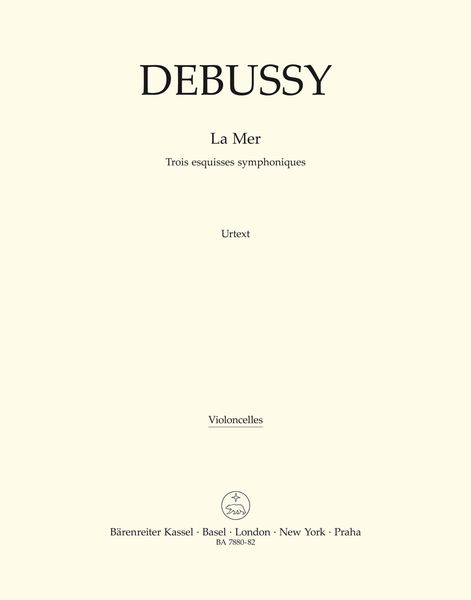 Mer : Trois Esquisses Symphoniques - Cello Part.