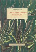Concerti Per Violino, RV 320, 378, 475 / edited by Olivier Foures.