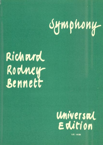 Symphony (No. 1) : For Orchestra.