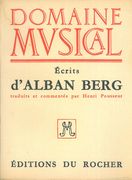 Écrits d'Alban Berg / Traduits Et Commentés Par Henri Pousseur.