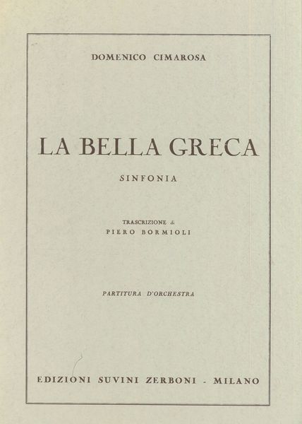 Bella Greca : Sinfonia.