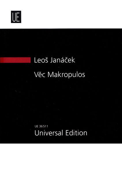 Vec Makropulos = Makropulos Affair : Opera In Three Acts / edited by Jiri Zahradka.