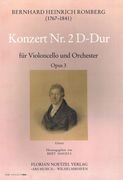 Konzert Nr. 2, Op. 3 : Für Violoncello und Orchester / edited by Bert Hagels.