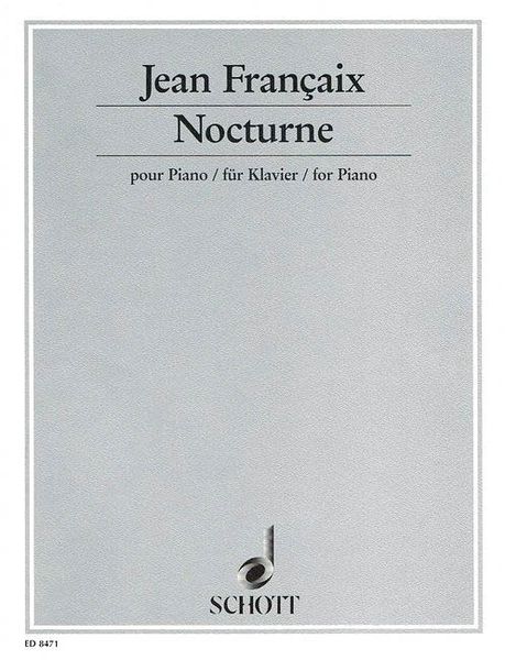 Nocturne (1994) : For Piano.