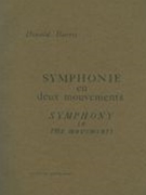 Symphonie En 2 Mouvements = Symphony In Two Movements : For Orchestra.
