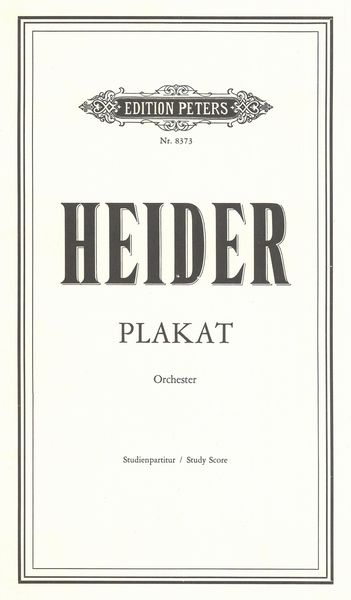 Plakat : For Orchestra.