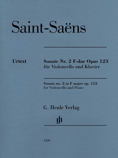 Sonate Nr. 2 F-Dur, Op. 123 : Für Violoncello und Klavier / edited by Peter Jost.