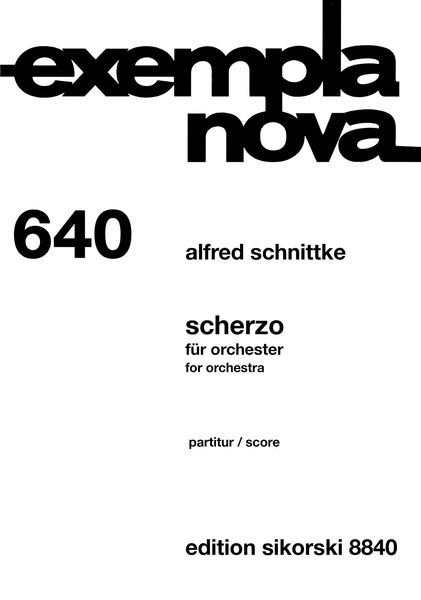 Scherzo : For Orchestra (1957).