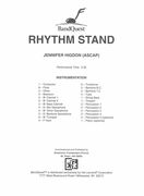 Rhythm Stand : For Band.