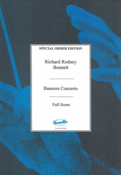 Concerto : For Bassoon and Strings.