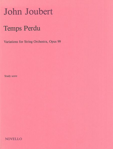Temps Perdu, Op. 99 : Variations For String Orchestra.