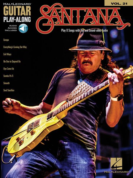 Santana : Play 8 Songs With Tab and Sound-Alike Audio.
