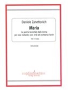 Maria - la Guerra Raccontata Della Donna : Per Voce Recitante, Coro Virile Ed Orchestra d'Archi.