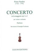 Concerto In la Maggiore, Op. 1 N. 1 : Per Violino E Orchestra / edited by Giuseppe Fochesato.