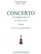 Concerto In la Maggiore, Op. 1 N. 5 : Per Violino E Orchestra / edited by Giuseppe Fochesato.