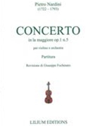 Concerto In la Maggiore, Op. 1 N. 5 : Per Violino E Orchestra / edited by Giuseppe Fochesato.