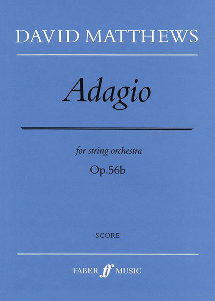 Adagio, Op. 56b : For String Orchestra.