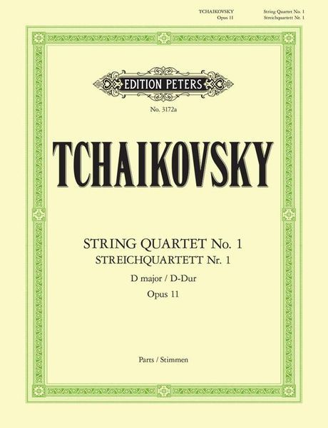 String Quartet No. 1 In D, Op. 11 (With Andante Cantabile).