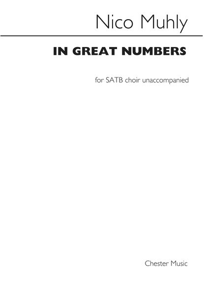 In Great Numbers : For SATB Choir Unaccompanied (2016).