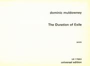 Duration of Exile : For Ensemble.