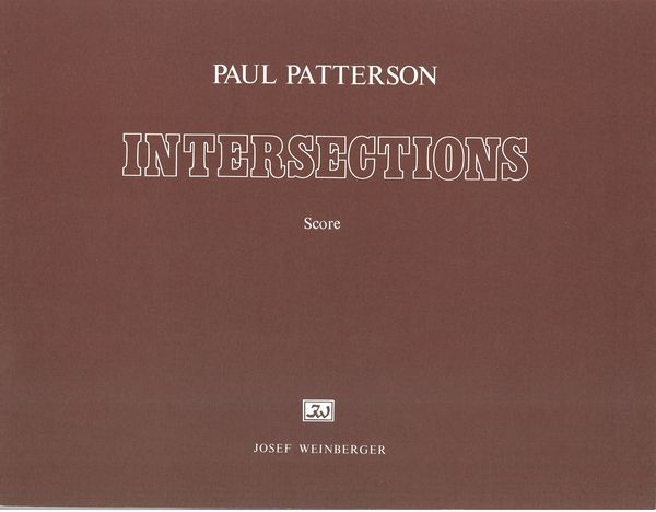 Intersections : For Flute, Clarinet, Horn, Trombone, Violin, Cello, Piano and Percussion.