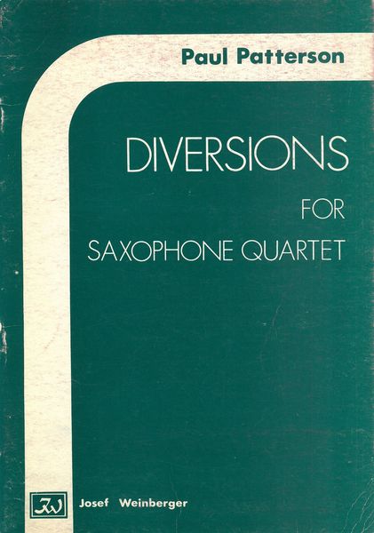 Diversions : For Saxophone Quartet.