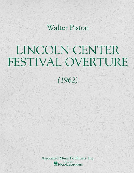 Lincoln Center Festival Overture (1962).