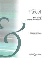 Five Songs : For Medium Voice. From Orpheus Brittanicus. arr. by Britten.