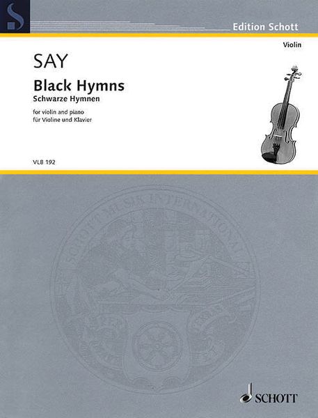 Black Hymns : For Violin and Piano (1987).