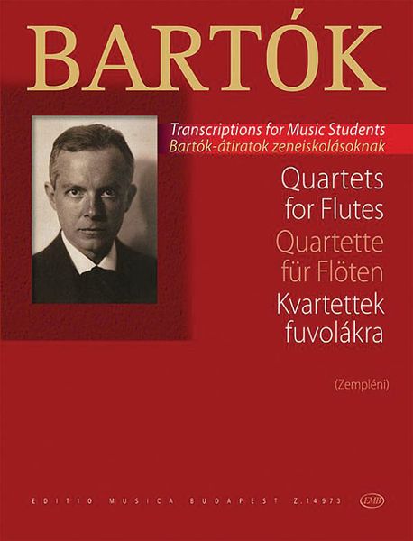 Quartets For Flutes - Some With Alto Flute / arranged and edited by Laszlo Zemplini.