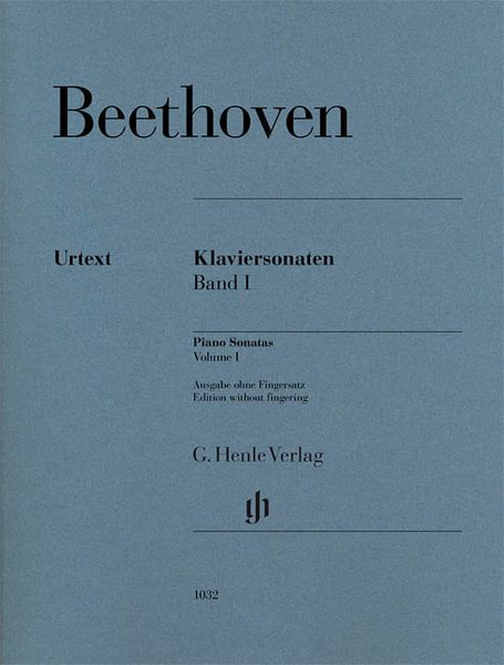 Klaviersonaten, Band 1 : Edition Without Fingering / edited by Bertha Antonia Wallner.