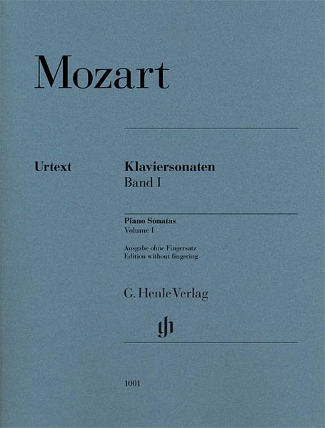 Klaviersonaten, Band 1 : Edition Without Fingering / edited by Ernst Herttrich.