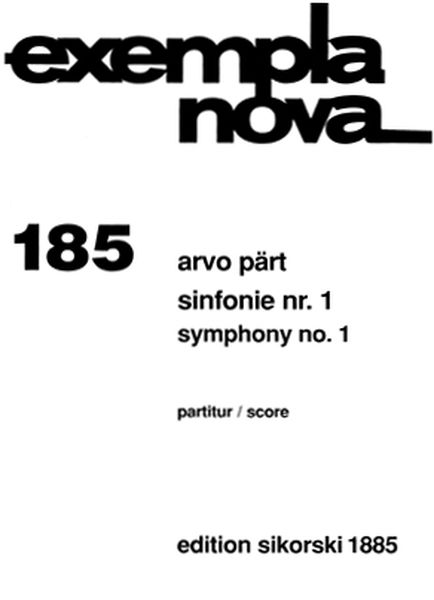 Symphony No. 1 (1963).