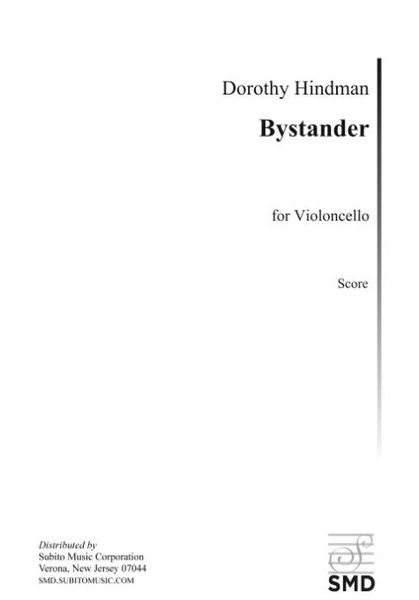 Bystander (Rough Ride) : For Cello Solo.