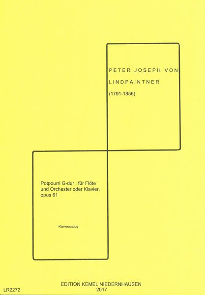 Potpourri G-Dur, Op. 61 : Für Flöte und Orchester Oder Klavier - Version For Flute and Piano.