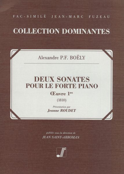 Deux Sonates Pour le Forte Piano, Oeuvre 1re (1810).
