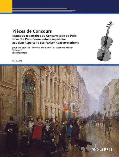 Pièces De Concours Pour Alto, Vol. 2 / edited by Jutta Puchhammer-Sédillot.