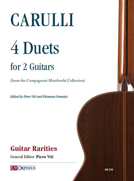 4 Duets : For 2 Guitars / Ed. Piero Viti and Filomena Formato.