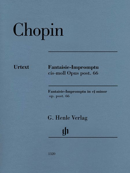 Fantaisie-Impromptu Cis-Moll, Opus Post. 66 : For Piano / edited by Ewald Zimmermann.