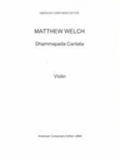 Dhammapada Cantata : For Mezzo-Soprano, Baritone and Six Players (2015).